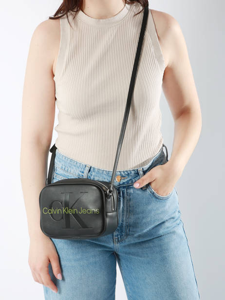 Cross Body Tas Sculpted Calvin klein jeans Zwart sculpted K610275 ander zicht 1